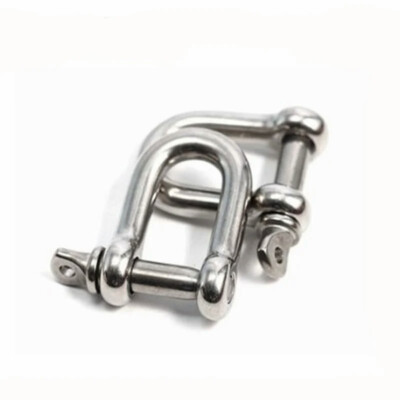 Dee Shackles M4 - M38 Screw Pin Lifting Towing D Link Shackle A4 Stainless Steel