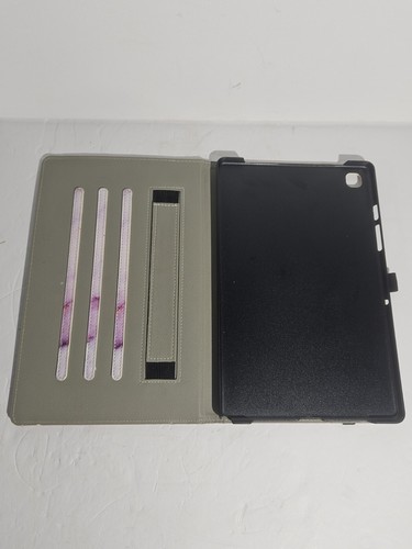 Colorful Samsung Galaxy Tab Lite 10.1" Case Colorful Marble with Pocket - Picture 5 of 11
