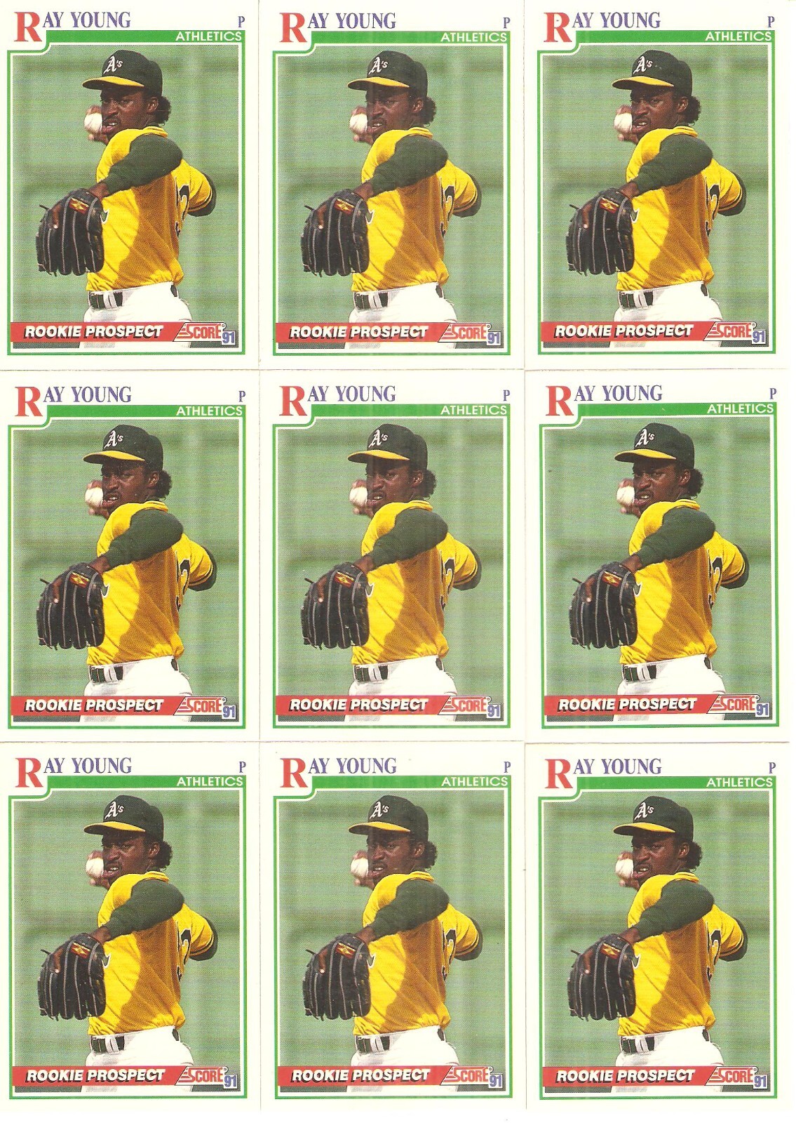 36 CARD RAY YOUNG BASEBALL CARD LOT 824 eBay