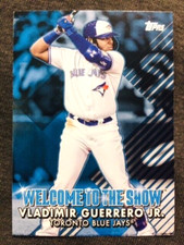 2022 Topps Vladimir Guerrero Jr. Welcome To The Show Insert Blue Parallel Rare