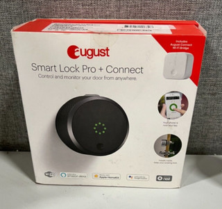 August AUG SL03 C02 G03 Smart Lock Pro Plus Connect Hub Electrónico Gris Oscuro