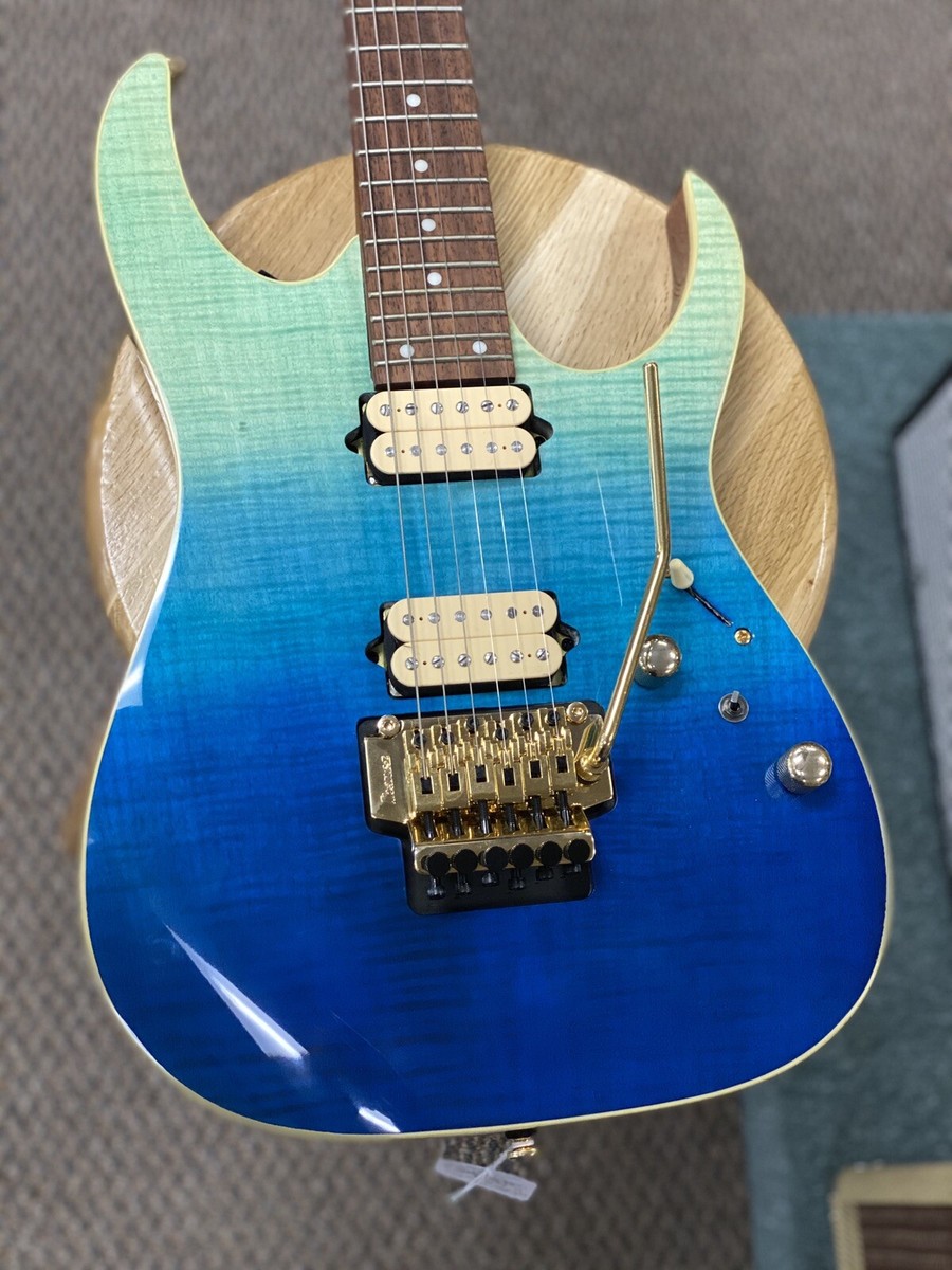 Ibanez High Performance RG420HPFMBRG Electric Guitar - Blue Reef