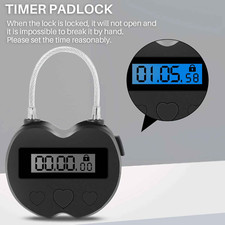 Black Time Lock LCD Display Time Lock Multifu...