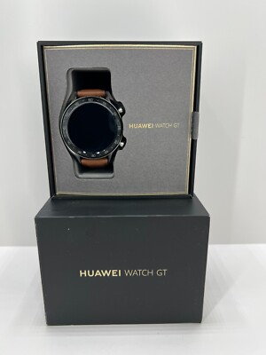 Brown Gt B19s Huawei Smart Watch GT Stainless Steel Brown Strap