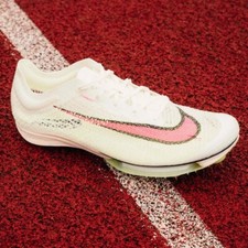 New Nike Air Zoom Victory Track Spikes Sail White/Fierce Pink Mens-9 Womens-10.5