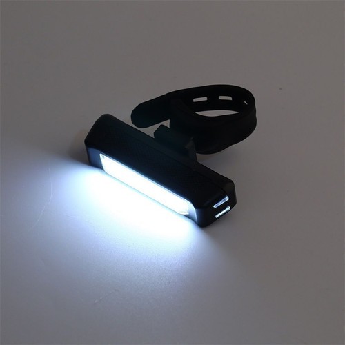LED Wiederaufladbares Licht USB Fahrrad Fahrrad Radfahren Front Head Lampe 100 lm rot weiß - Bild 5 von 6