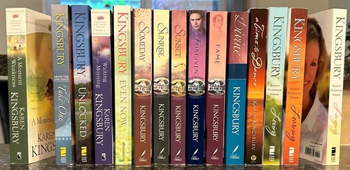 15 gemischte Lot Karen Kingsbury Trade Taschenbücher Christian & Drama - Bild 2 von 2