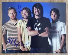 Taylor Hawkins & Nate Mendel Signed Foo Fighters 8x10 Photo LEGENDS RAD