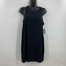 Nordstrom Kids' Sleeveless Tank Style Swim Cover Up In Black Size L NWT