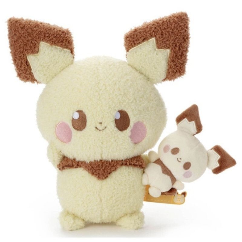 Pokemon Pokepeace Pichu with Mini Plush Ver. plush Doll JAPAN OFFICIAL
