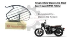 Royal Enfield "New Classic 350 REBORN" Black "SAREE GUARD" With Fitting