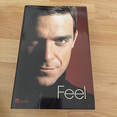 Robbie Williams. Feel. Buch. Bio Art. Musiker. England. Rarität Sonder Edition 