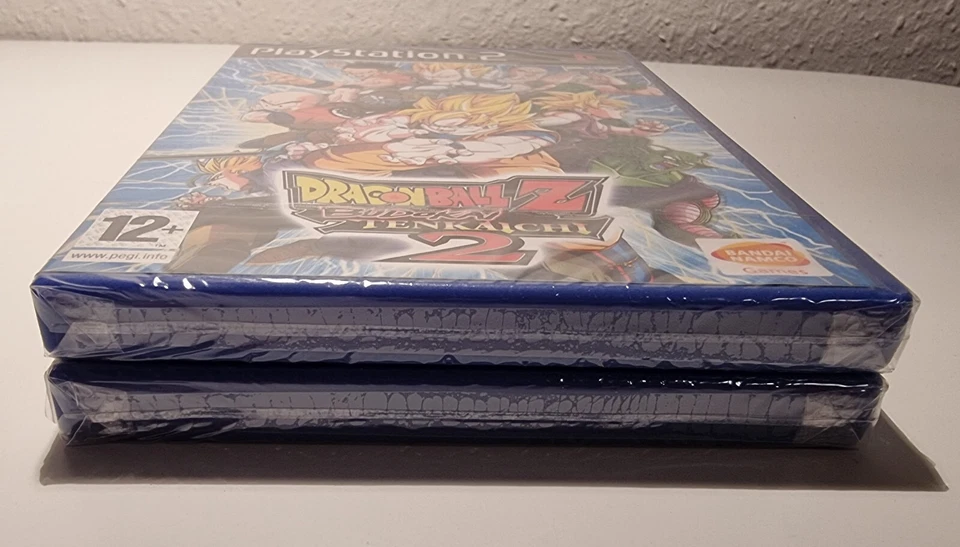 Dragon Ball Z Budokai Tenkaichi 1 + 2 – PS2 | Factory Sealed | Black Label | PAL - Image 2 of 4