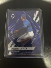 2021 Panini Chronicles - Phoenix Blue Velocity #16 Cristian Javier (RC)