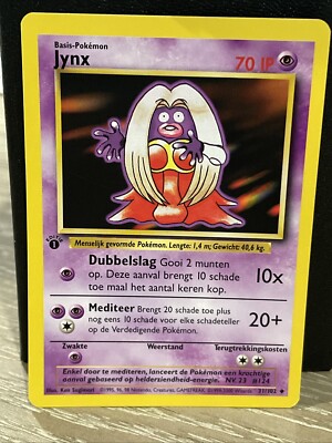 Jynx 31/102 1st Edition Base Set NM DUTCH Pokémon Free Ship