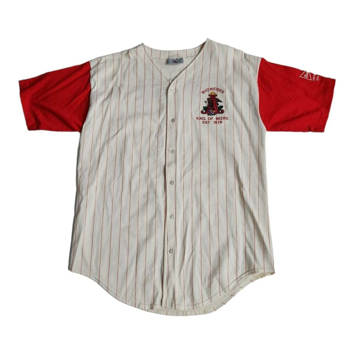 Budweiser baseball sale jersey