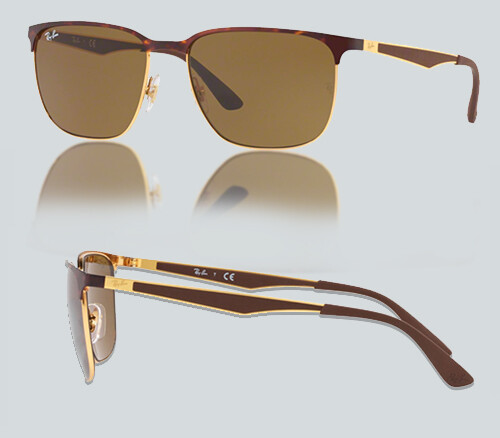 ray ban shiny havana