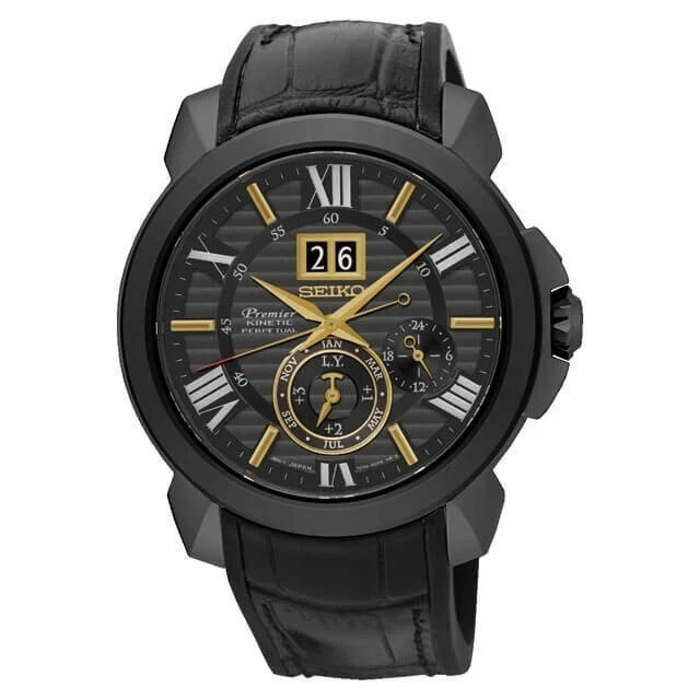 Seiko premier black sales