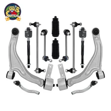 Front Lower Control Arms Ball Joints Sway Bars Tie Rods for 2009-15 Honda Pilot