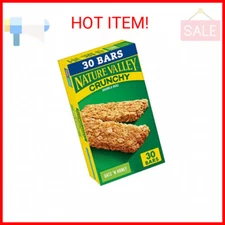 Nature Valley Crunchy Granola Bars, Oats 'n Honey, 30 Bars, 22.35 OZ (15 Pouches