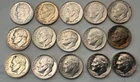 15 Silver High Grade Roosevelt  Dimes! All are 90% Silver 1950's &1960's