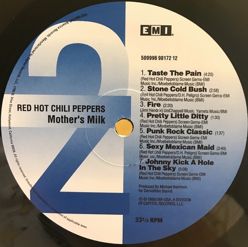 Red Hot Chili Peppers - Mother's Milk - LP, Album, Limited, 180 grammi - Foto 4 di 4