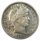 1892 25C Barber Quarter- Choice UNC Better Date High Grade- SMH 1554