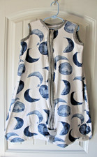 Burt  s Bees Baby Beekeeper Sleep Sack Size Moon  Stars XL 18-24 Months EUC