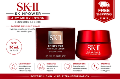 #ad SK II Skinpower Airy Milky Lotion 50ml 1.6oz New Free Shipping $64.99