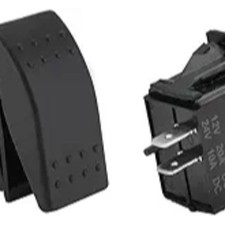 2 PCS Rocker Switch, 20A/12V 10A/24V SPST 2 Pin ON-Off Light Bar Toggle Switch,