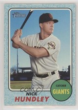 2017 Topps Heritage High Number Blue Border Nick Hundley #525 0b5