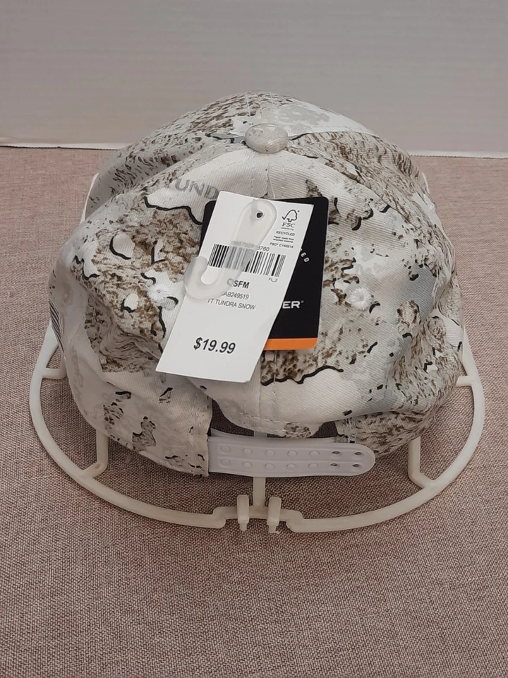 Cabela’s Truetimber Tundra Snow Camo Trucker’s Adjustable Cap Hat 19.99msrp - Image 4 of 4