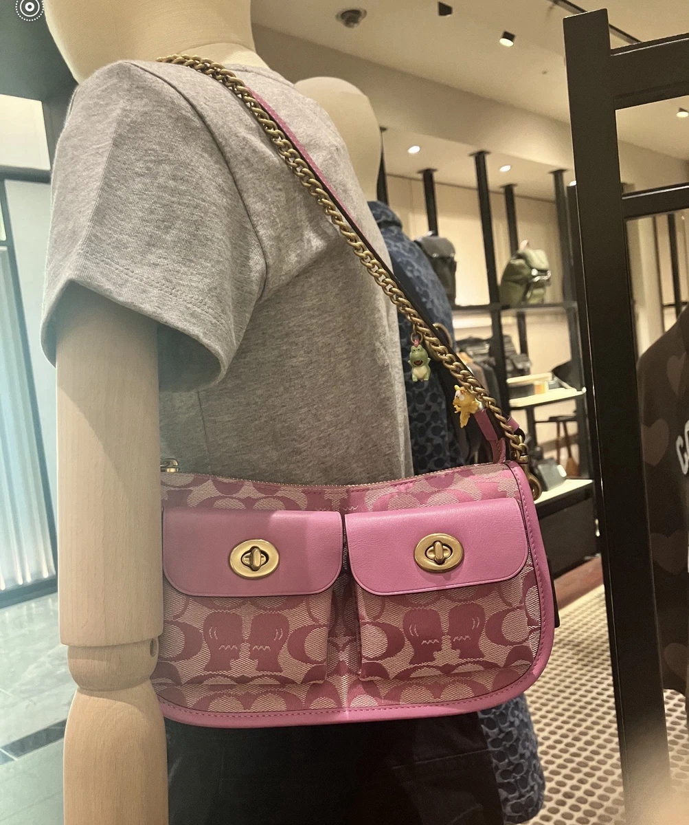 Coach ピンク ショルダーバッグ バッグ & ハンドバッグ 女性用 | eBay