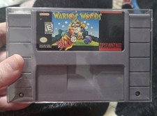 Wario's Woods SNES Super Nintendo Authentic Tested Clean 
