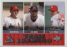 2009 Upper Deck Team Leaders Ryan Ludwick Albert Pujols Todd Wellemeyer 02v3