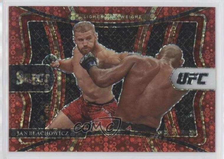 2021 Panini Select UFC Premier Level Red Disco Prizm 89/199 Jan Blachowicz 09wc