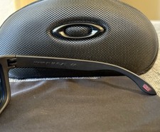 Oakley Holbrook Polarized Sunglasses Red Lens Black Frame OO9102 8