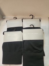 4 Pk Womens Black fleece lined leggings SM, L. 1F