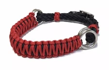 side pull hackamore attachment Red with black or brown chinstrap....all sizes