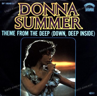 Donna Summer / John Barry - Down Deep Inside (Theme From The Deep) 7'' (VG+) '