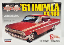 Lindberg '61 Impala SS 409 1/25 Scale Model Kit 72163 New Sealed 1996