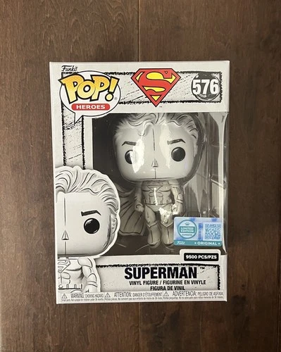 Funko Pop! Supreme Heroes Superman Sketched Deco #576 LE /9500 New Rare IN HAND