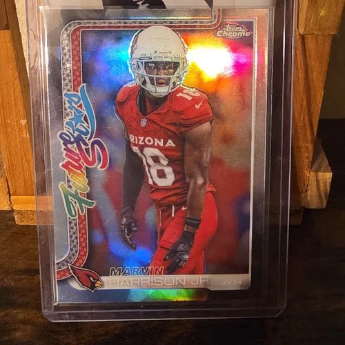 Topps Chrome 2025 Marvin Harrison Jr. Cardinals Future Stars Refractor #FS-8