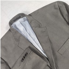 Lauren Ralph Lauren Mens Gray 2 Button Blazer Sport Coat 50R Regular Fit