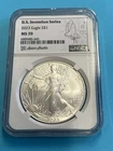 2023 $1 U.S. Silver Eagle US Invention Series Space Shuttle 1 oz NGC MS 70