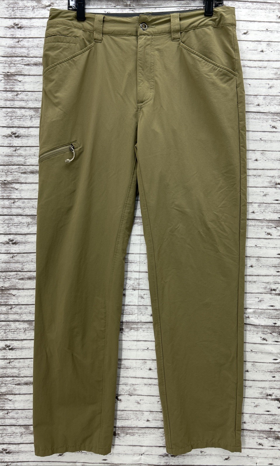 Patagonia Men's Quandary Pants Men's 32x30 Khaki Nylon Hiking 55176