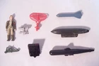 GI Joe ARAH - Parts/Accessories and Figure lot Cover girl  /1983