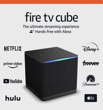 Amazon Fire TV Cube (3rd Gen) AI-Powered 4K Ultra HD Streaming Device with Alexa