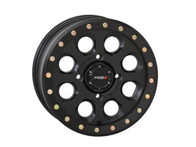 SYSTEM 3 SB7 BL Wheel 15x10 5+5 (5mm) Matte Black   Fits Polaris RZR Pro R &