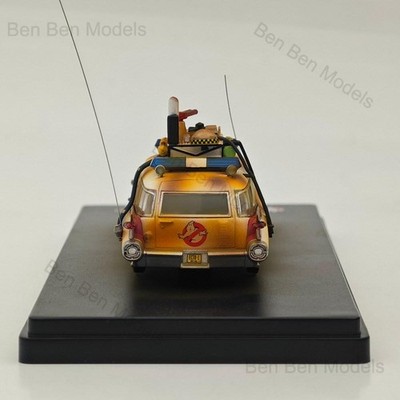 YS 1:64 Ghostbusters Ecto-1 Dirty Version Diecast Model Minicar